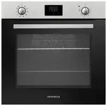 Respekta Einbaubackofen autark Jim, 72 l, 60 &deg; - 250 &deg;C - Silber