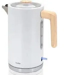 Briebe KT1165WHT, 1,7 l, 2200 W, Wei&szlig;, Edelstahl, Wasserstandsanzeige,