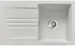 Fl&auml;chenb&uuml;ndige Sp&uuml;le KARA 85 F in ALU mit Handbet&auml;tigung