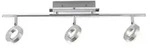 SILEDA Paul Neuhaus Deckenleuchte, aluminium matt 3xLED-Board 6W 3000K Badleuchte,