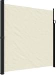 vidaXL Seitenmarkise Ausziehbar Creme 200x600 cm