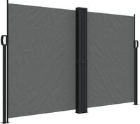 vidaXL Seitenmarkise Ausziehbar Anthrazit 160x600 cm