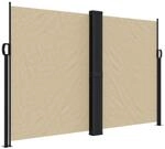 vidaXL Seitenmarkise Ausziehbar Beige 160x1200 cm