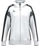 erima CELEBRATE 125 Trainingsjacke mit Kapuze wei&szlig;/schwarz 34 - Wei&szlig; - 34