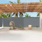 vidaXL Seitenmarkise Ausziehbar Anthrazit 220x1200 cm - Grau