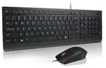 Lenovo 4X31R64414, Volle Gr&ouml;&szlig;e (100%), Kabelgebunden, USB, Schwarz, Maus enthalten