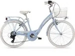 MBM M&auml;dchenfahrrad Primavera 24 Zoll, hellblau - Blau
