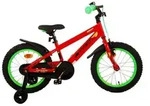 Volare Rocky Kinderfahrrad - Jungen - 16 Zoll - Rot - Rot