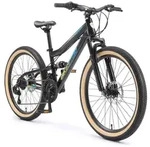 BIKESTAR Kinder Fully Mountainbike 24 Zoll ab 9 Jahre | 21 Gang Shimano,
