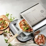 Domo DO9289PZ, 1 Pizza/Pizzen, Edelstahl, Schwarz, 320 cm, 450 &deg;C, 80 - 450 &deg;C,