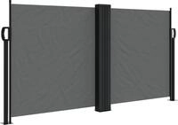 vidaXL Seitenmarkise Ausziehbar Anthrazit 120x600 cm