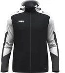 JAKO Kapuzenjacke Dynamic 116 schwarz/wei&szlig;/anthrazit - Schwarz - 116