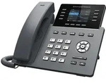Grandstream Networks GRP2624, IP-Telefon, Schwarz, Kabelgebundenes Mobilteil, Im
