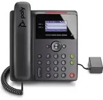 Poly Edge B20 IP Telefon und PoE-f&auml;hig, IP-Telefon, Schwarz, Kabelgebundenes
