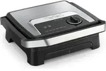 Tefal Inicio Adjust GC272D10, Schwarz, Edelstahl, Rechteckig, Drehregler, Feuerrost,