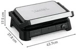 Tefal SuperGrill 3-in-1 XL GC520DE0, Schwarz, Edelstahl, Thermoplast, Rechteckig,