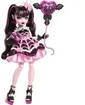 Monster High Scary Sweet Birthday Draculaura-Puppe im Partykleid mit Ballon und