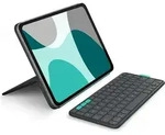 Logitech Flip Folio, QWERTY, Nordisch, 1,8 cm, 1 mm, Apple, iPad Pro 11-inch (M4),