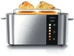 Arendo Toaster 4 Scheiben, Langschlitztoaster, Langschlitz, Edelstahl, 1500W,...