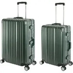 Travelhouse London - 2er Reisekoffer Set M+L - Polycarbonat Hartschale Gr&uuml;n -