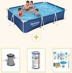 Bestway Steel Pro Rechteckig - 300x201x66 cm - 4-teilig S22726