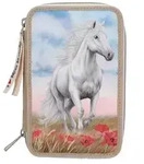 Depesche 13341 Miss Melody 3 Fach Federtasche Poppy Sand - Creme