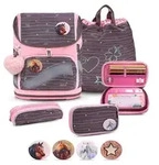 Belmil Smarty Plus Premium Schulranzen Set 5-teilig "Mint" - Rosa