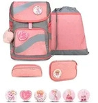 Belmil Smarty ergonomisches Schulranzen Set 5-teilig "Minimal Triangels" mit