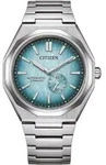 Herrenuhr CITIZEN NK5020-58L, klassisch blau, aus Titan - Silber