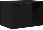 vidaXL Katzentoilettengeh&auml;use Schwarze Eiche 60 x 40 x 40 cm Holzwerkstoff -...