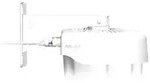 HPE Aruba Networking 270 Series Access Point Short Mount Kit, 270 Series, Wei&szlig;, 1