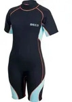 Beco Damen Neoprenanzug Shorty Tarifa | R&uuml;ckseite/T&uuml;rkis - M