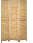 HOMCOM Paravent 3-teiliger Raumteiler 120x170 cm Trennwand Faltbarer Sichtschutz