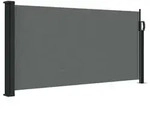 vidaXL Ausziehbare Seitenmarkise Anthrazit 100x300 cm - Grau
