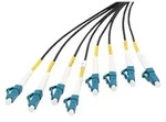 Digitus Vorkonfektionierte Glasfaser Universal Breakout Kabel, Singlemode OS2, 8