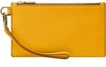 FOSSIL Handgelenktasche Utensilientasche Gift Wristlet Golden Yellow dunkelgelb -