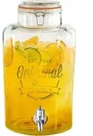 ORION Getr&auml;nkespender Glas Zapfhahnflasche mit Zapfhahn Gl&auml;ser Trinkgl&auml;ser 8...