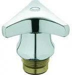 GROHE Oberteil mit Trecorn Griff Markierung blau, 3/4 Zoll DN 20 - 11104000