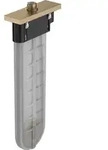 Wannenrandset sBox square eck Wannen-/Fliesenrandmtg. bru bronze - Grau