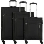 American Tourister Rampup 4 Rollen Kofferset 3-teilig - Schwarz