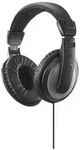 Hama Kopfh&ouml;rer ShellTV II Over-Ear TV-Kopfh&ouml;rer, kabelgebunden - Schwarz/Grau