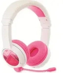 BuddyPhones Kopfh&ouml;rer f&uuml;r Kinder Homeschooling Bluetooth Pink - Mikrofon - Rosa