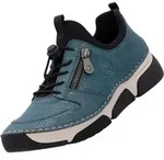 Slipper/Kletthalbschuh Freizeit (casual) 45951-15 - Blau - 36