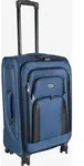 Reisekoffer Reisetrolley Stoffkoffer Koffer blau Weichgep&auml;ck Gr&ouml;&szlig;e M - Blau