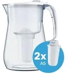 Tischwasserfilter AQUAPHOR Provence mit 2 x A5 Filterkartusche wei&szlig;