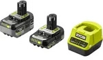 RYOBI Starterset RC18120-242X: 18 V Lithium Akkus und Ladeger&auml;t f&uuml;r Heimwerker