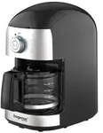 Hagenuk KM-500GH Kaffeemaschine mit Edelstahl Mahlwerk 500W und 0,5 Glaskanne