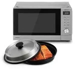 Panasonic NN-GD39QSEPG Grill-Mikrowelle mit Steam+ Topf, 29 l, 1000 W,...