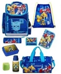 Ranzen-Set 9-teilig TRANSFORMERS Schulranzen-Set mit Sporttasche, Brotdose und