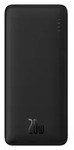 Baseus Airpow, 10000 mAh, Power Delivery, 20 W, Schwarz - Schwarz